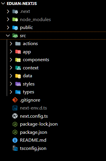 Eduan template file structure screenshot